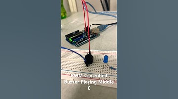 PWM Controlled Buzzer Playing Middle C #pwm #arduinoproject #arduino