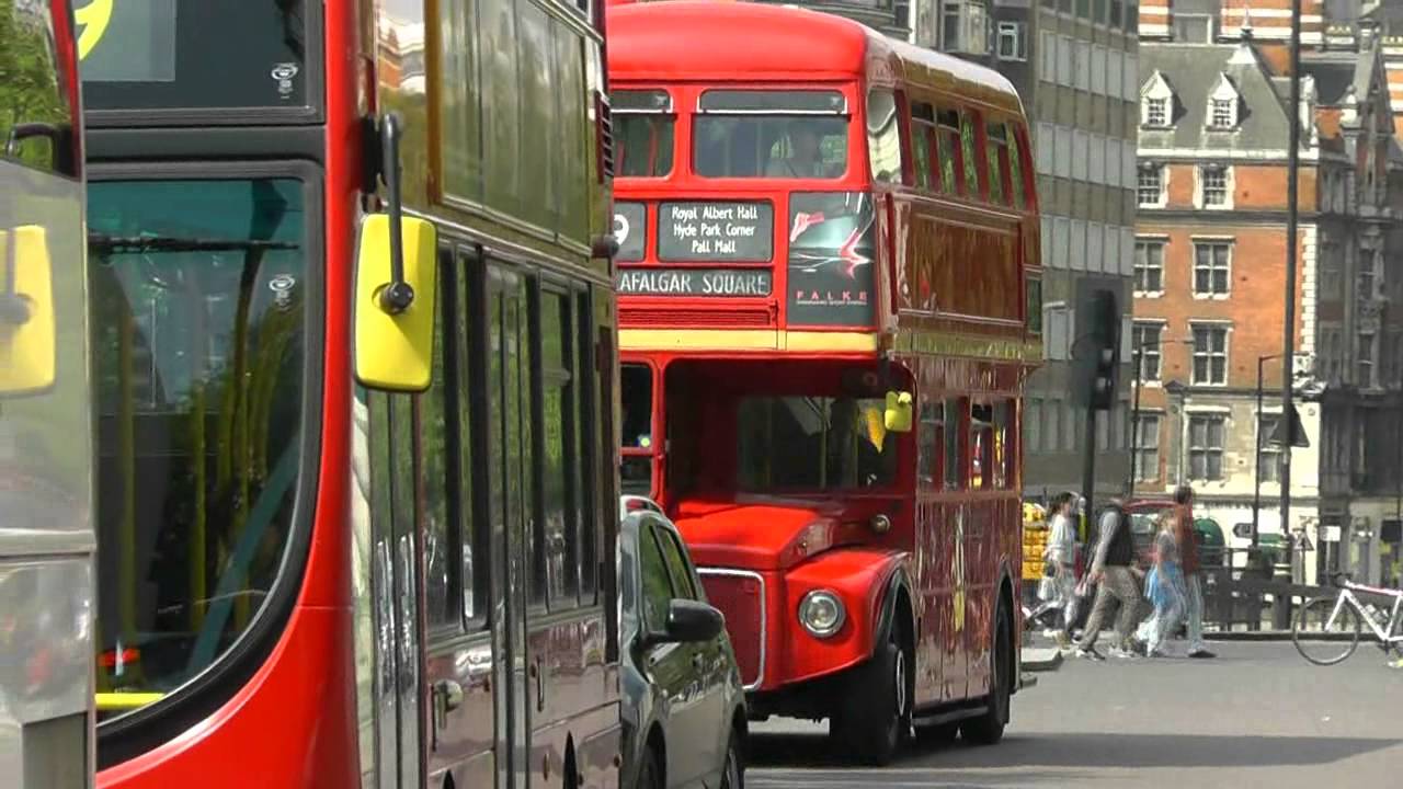 Routemaster Buses at work in London on route 9 on 1st June 2014 - YouTube
