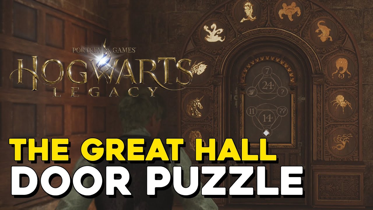 Hogwarts Legacy The Great Hall Puzzle Door Solution 