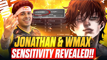 100% Tested BGMI Pro Sensitivity | Jonathan + WMax Settings
