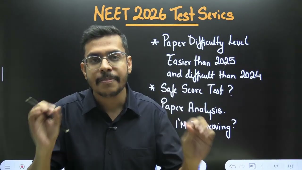 Best Test Series For NEET 2026 | NEET 2026 paper Difficulty Level | Mock Test Analysis For NEET 2026