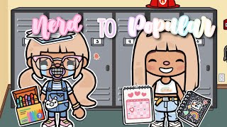 NERD TO POPULAR  || *WITH VOICE* || NOT MINE ❌ || Toca Boca Life Roleplay