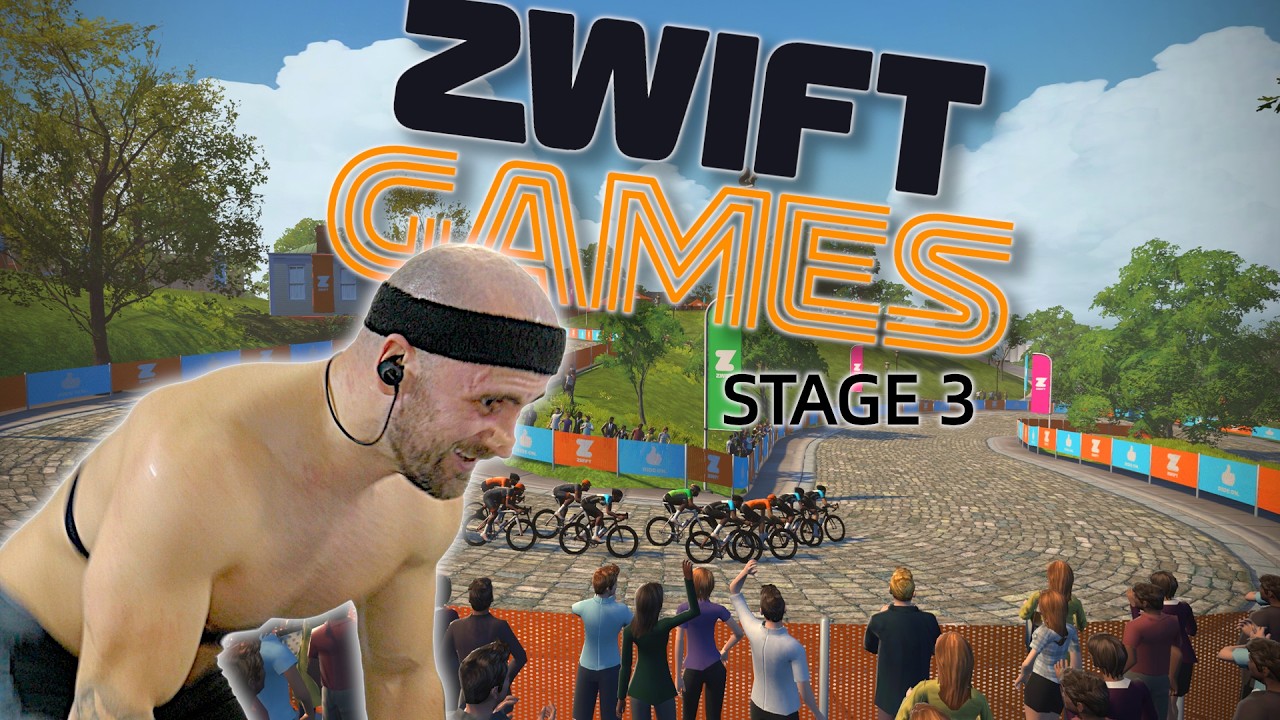 ZWIFT GAMES Stage 3 'Cobbled Crown' in ZRS 570-725 Category