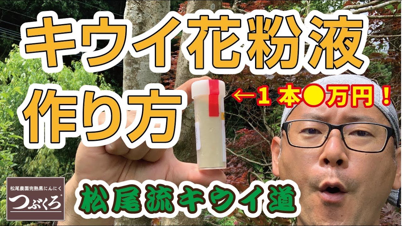 花粉1本○万円！ キウイ 花粉液 作り方 ヘイワード 黒にんにく 通販