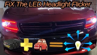 Fix The Annoying LED Headlight Flicker With A Dodge screenshot 3