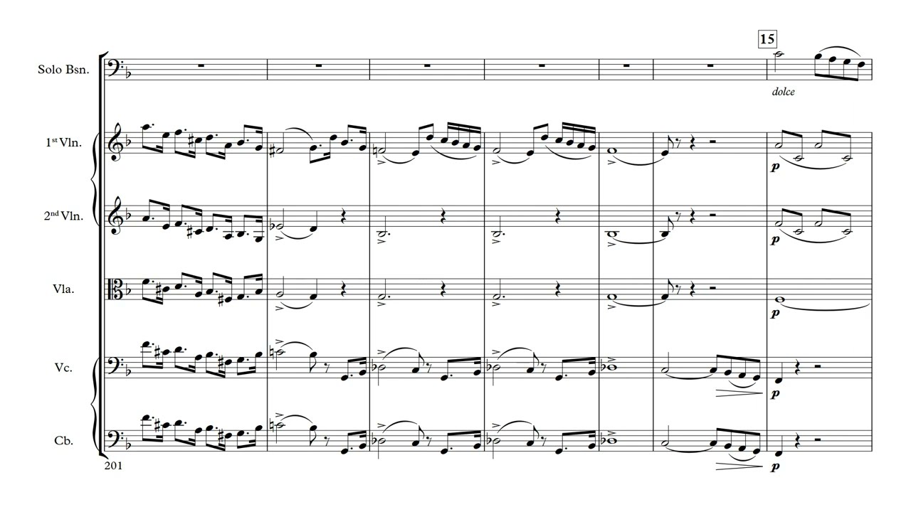 Weber, Carl Maria von - Bassoon Concerto Op.75 movement 1
