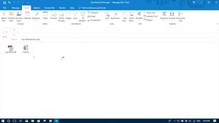 How to choose attached file style in outlook screenshot 5