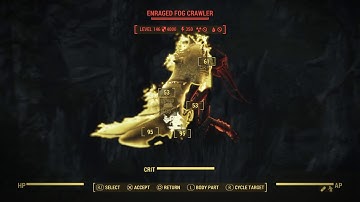 Fallout 4 Two Shot Gauss Rifle VS Enraged Fog Crawler