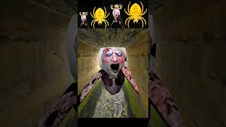 Tiny Spider🥺 to Monster Spider Angelina 😳 Epic Evolution! | Granny Grandpa slendrina | #short #grany