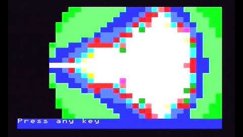 Mandelbrot set  comparison between 65C02 and 65C816