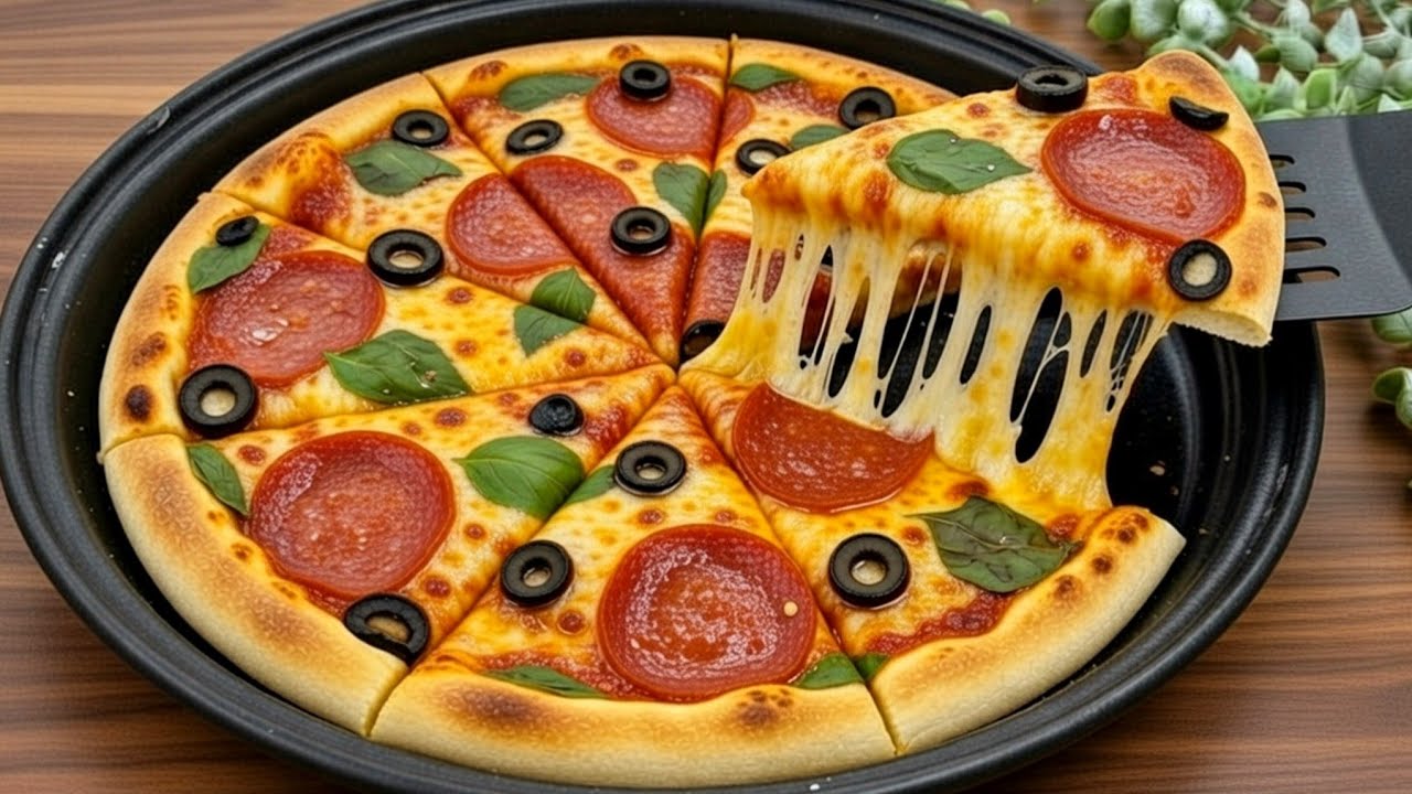 How to Make Pizza in 5 Minutes | No Knead & Crispy Pizza 🍕