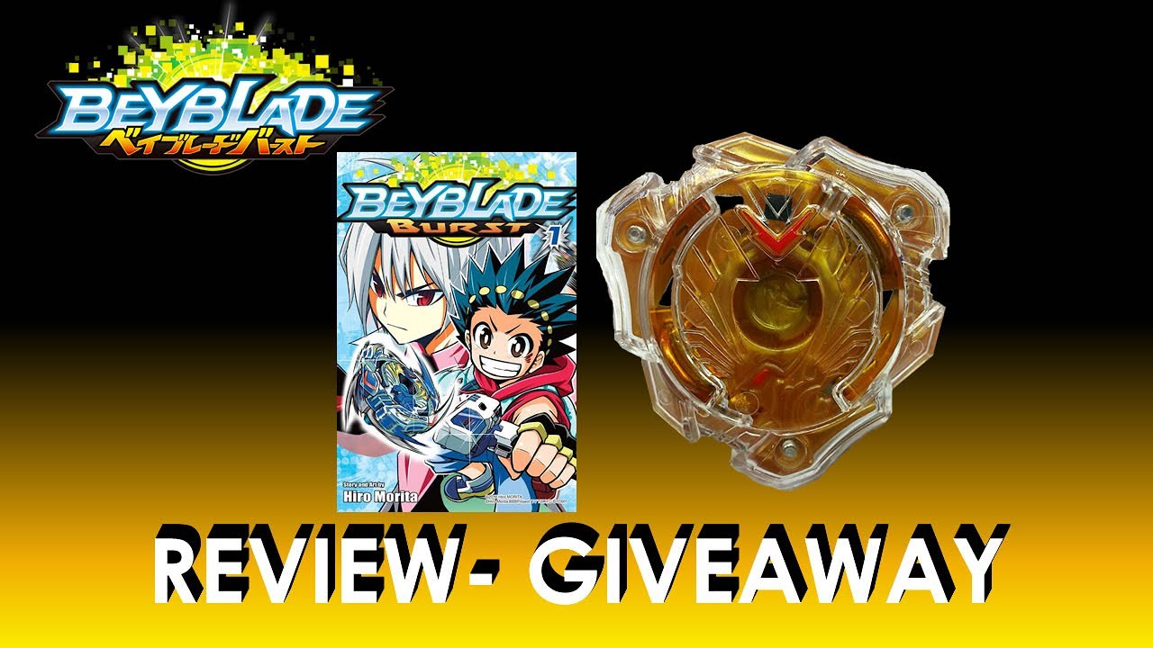 FREE GOLD VALTRYEK LAYER! Beyblade Burst Vol 1(English) Manga Review