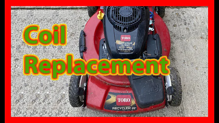 Replacing the spark pug wire on a Toro Push Mower