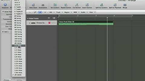 Quantize MIDI Regions [Logic Studio Minute]