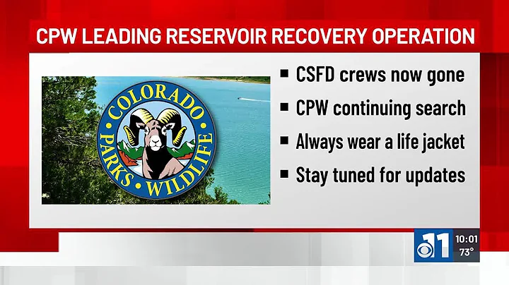 WATCH: Recovery operation remains underway at Rampart Reservoir after swimmer disappears