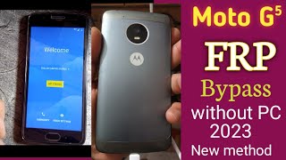 Moto G5 Frp Bypass android 7.0 without PC 2023 screenshot 4