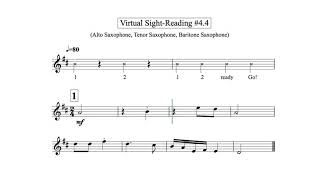 Virtual Sight Reading Level 4.4 (Saxophone)