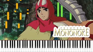 The Journey to the West - Princess Mononoke Piano Cover | Sheet Music [4K]
