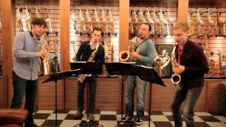 Saxophone Quartet at Mariachi Saxboutique