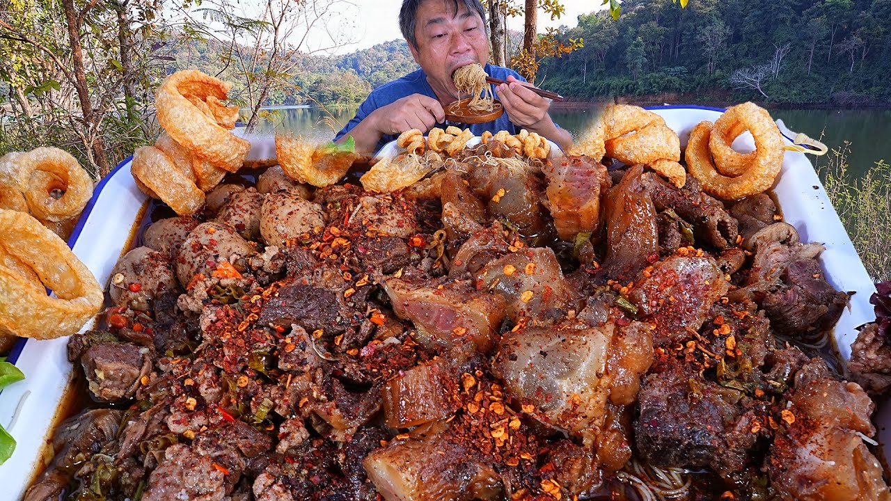 ก๋วยเตี๋ยวเอ็นนึ่งจิ้นนึ่งเนื้อตุ๋น พริกสดจิ้มกะปิ-30-01-2025-