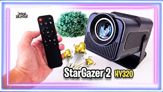 Adeus TV! Novo StarGazer 2 (HY320) - O melhor e mais barato projetor Cinema em Casa! 😎🍿