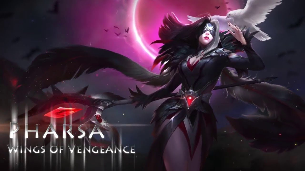 Mobile Legends New Hero Wings of Vengeance Pharsa Spotlight\/Gameplay  YouTube