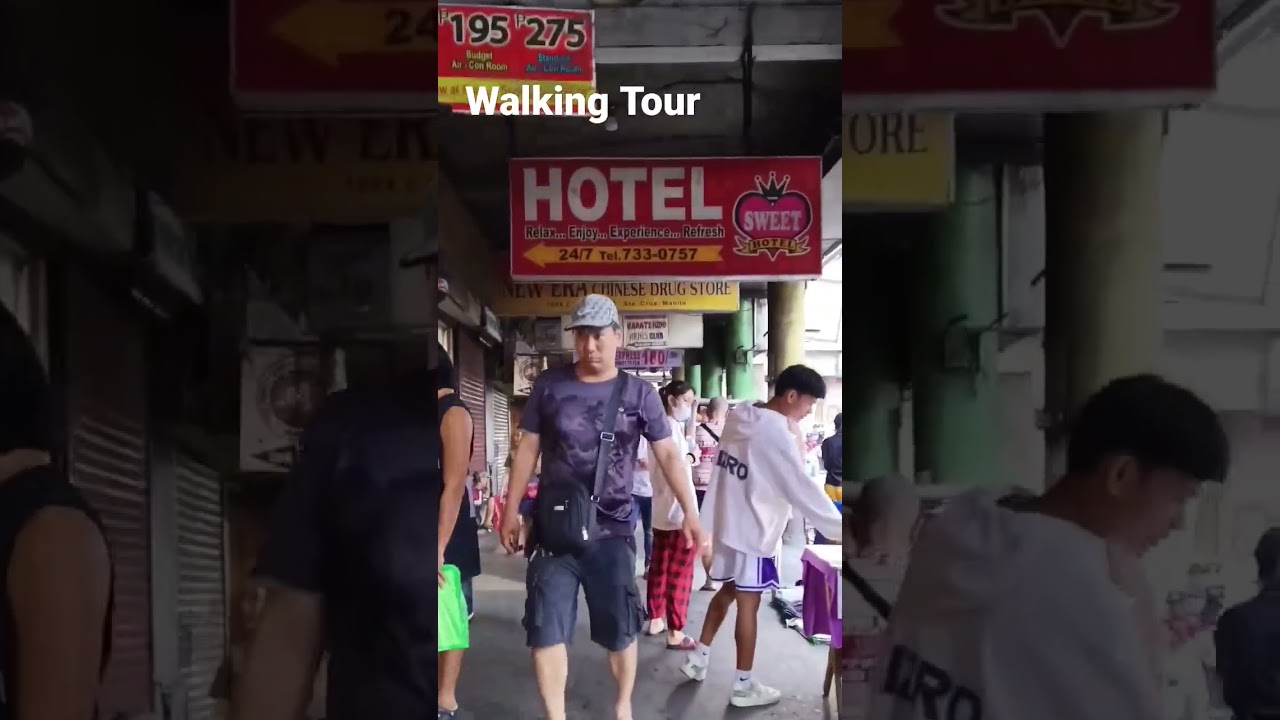 Short walk in Recto Manila [4K] Philippines 