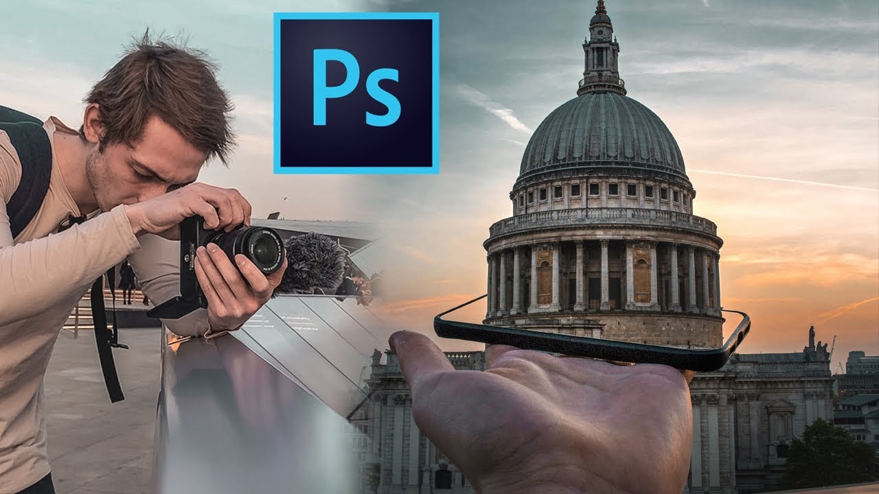 3D Photo Manipulation with Phone - Photoshop Tutorial