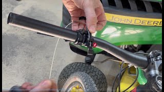 Mountain Bike Front Suspension Remote Lockout Installation