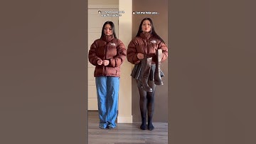 How to Style a Puffer Jacket ✨ #shorts #fashion #style #winter #grwm #ootd #howto #tiktok shaynehydn