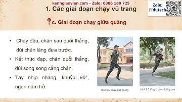 Giáo án PowerPoint Bài 9: Chạy vũ trang | GA điện tử Quốc phòng an ninh 12 cánh diều