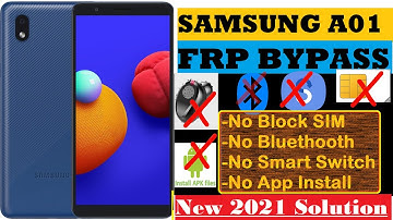 Samsung A01 (A015) FRP BYPASS Android 10 || GOOGLE ACCOUNT REMOVE 2021 // A01 Frp Without Sim // Apk