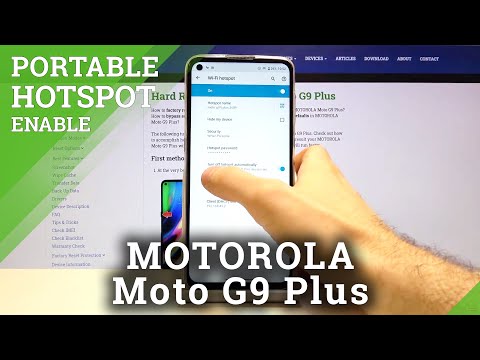 How to Enable Portable Hotspot on MOTOROLA G9 Plus – Use Portable Hotspot
