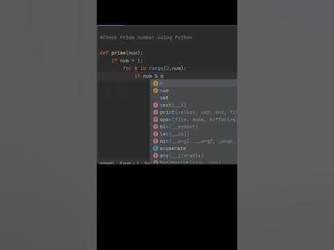 Python Program to Check a Number is Prime or Not ๐๐ฅ๐ฅ| Netsetos #shorts ...