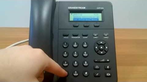 How to Unlock GRANDSTREAM kaypad GXP1625 GXP1630