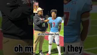 Region , spotlight was at Hanover central last week and got an interview from the running back numbe