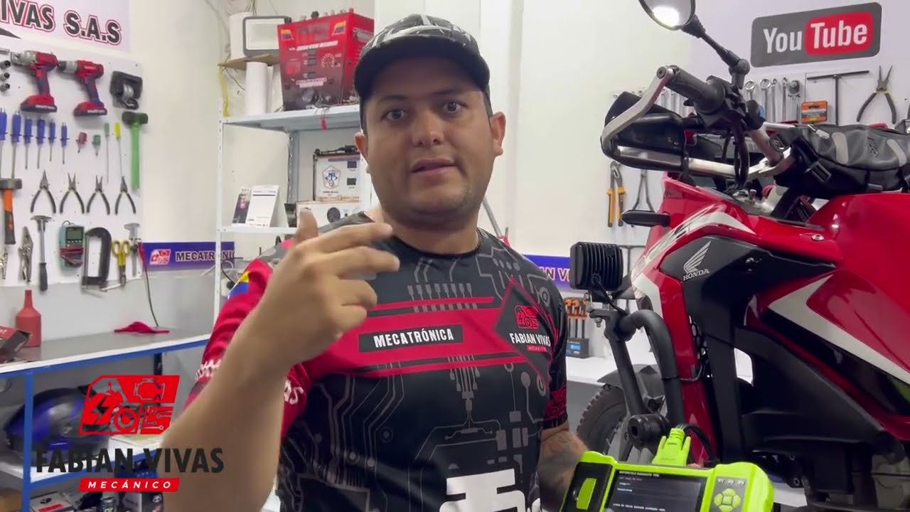 Por un problema en un cable le querían cambiar el módulo ABS a esta honda XRE300 . Un cable desgasta