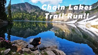 Trail Running the Chain Lakes Loop! | Mount Baker Wilderness! | Washington State!