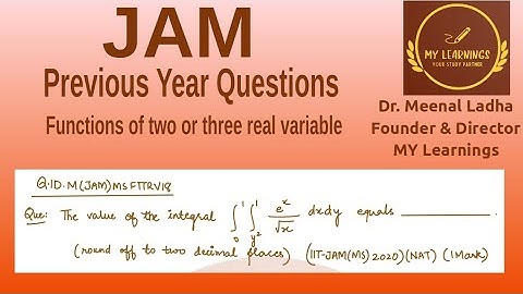 Function of two or three real variables (IIT-JAM (MS) 2020) (Q.ID.M(JAM)MSFTTRV18)