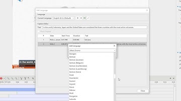 How to Add Multiple Languages for Closed Captions - ActivePresenter 8