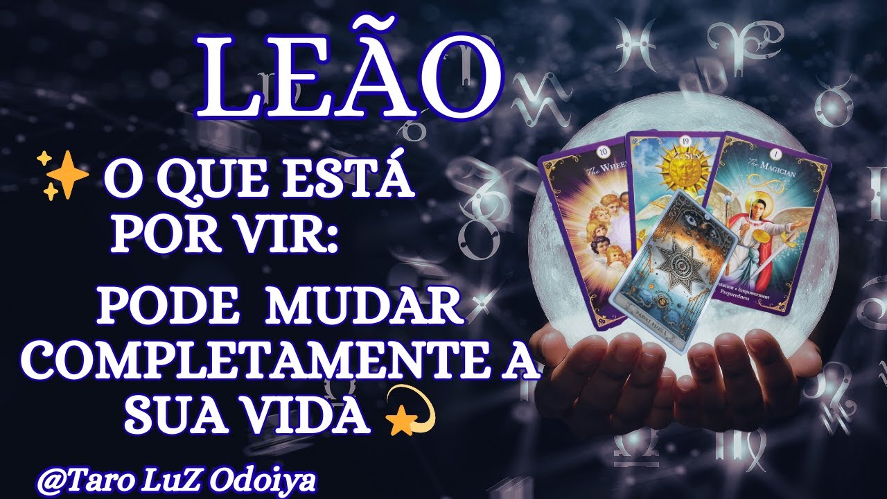 LEÃO♌A NOTÍCIA VAI TRAZER ALGO QUE VOCÊ DESEJA...PREPARA O CORAÇÃO...