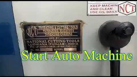 How to make high-quality threaded Rebar Anchor & Rock Bolt Threading Machine mass production process