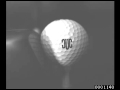 Golf ball impact (Recording speed: 100,000 fps)
