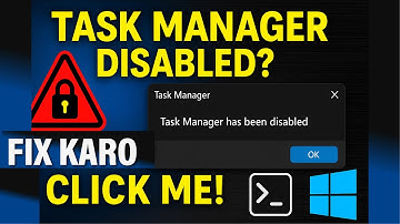Task Manager Has Been Disabled By Your Administrator