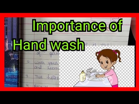 easy essay on hand washing