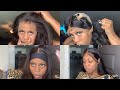 DIY Quick Weave Frontal Install on myself | Cynosure Hair