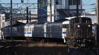 【415系500番台廃車回送】DE10 1755+415系Fo507西小倉駅到着