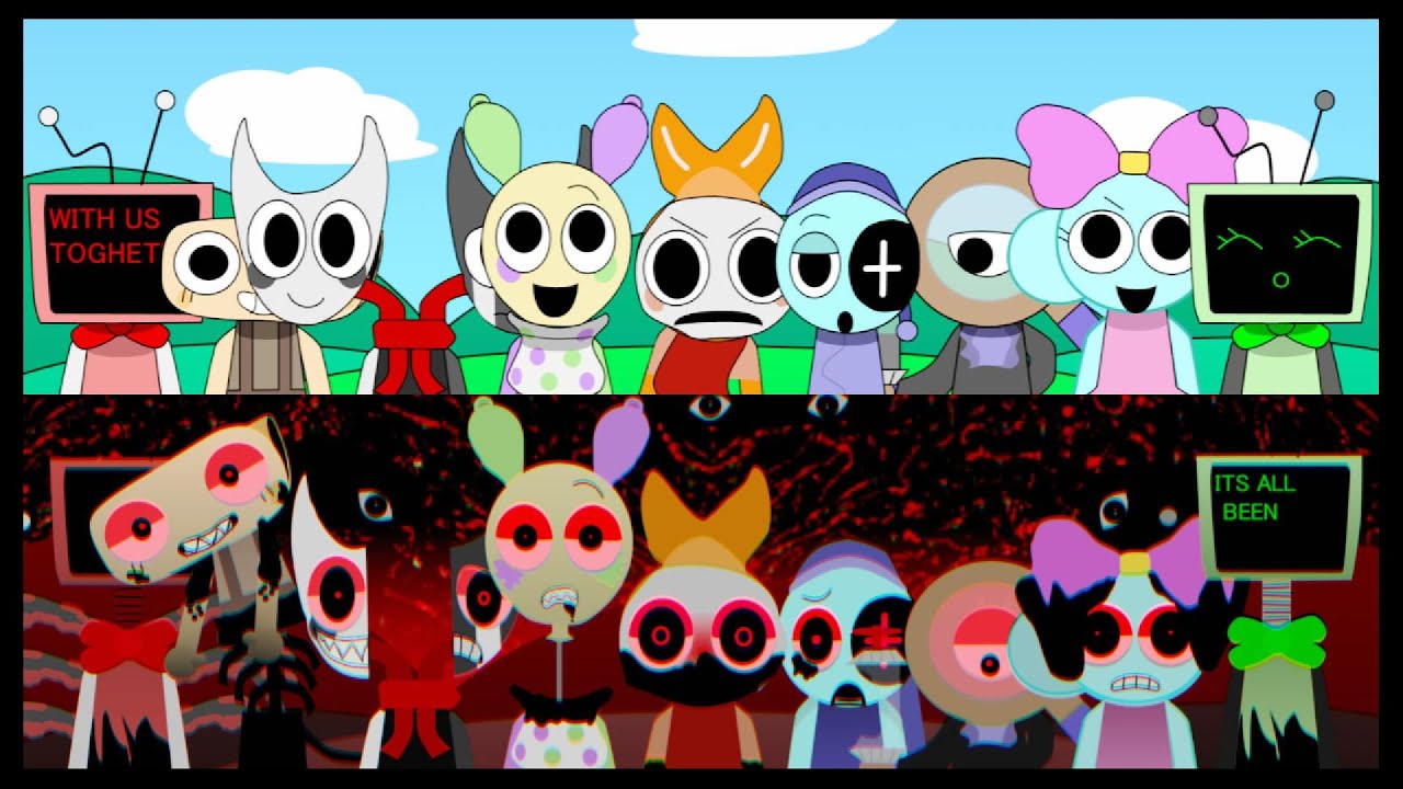 Incredibox Sprunki: Dandy's world Pyramixed Update Versões