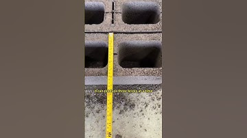 Diesel model 2-45 direct push brick making machine, 16x6x8 two holes hollow brick #blockmachine