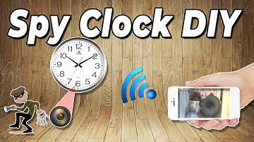 How to Build a Micro Spy Clock DIY | Hidden camera|